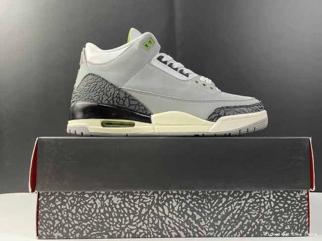Kick Theory 136064-006 Jordan Chlorophyll Air Retro 3 0716